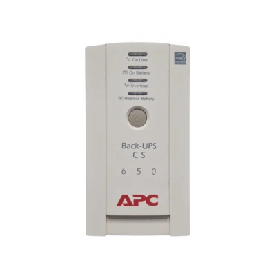 APC Back-UPS CS 650 BK650EI Stromversorgungssystem - Bild 1 von 3