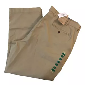 New L.L. Bean Lakewashed Stretch Heritage Khakis Chino Pants Tan Men's 44x29 - Picture 1 of 13
