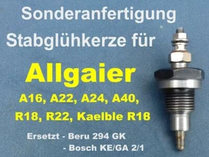 Zestaw do konwersji świec żarowych do Allgaier A16, A22, A24, A40, R18, R22, Kaelble R18 - Zdjęcie 1 z 6