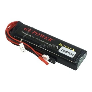 RC Lipo Akku 7,4 V 2200mah 8C für Futaba T6J T8FG 12FG Transmitter Zubehör - Bild 1 von 6