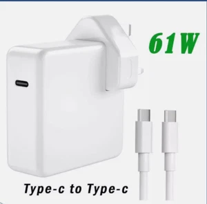 61W Power Adapter Charger USB-C For Smart Phones,Mackbook,Apple - Picture 1 of 8