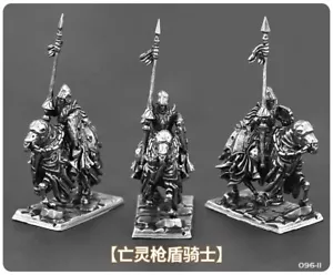 Skeleton Undead Knights Team A Metal Miniatures Dungeons & Dragons War Game Toys - Picture 1 of 2