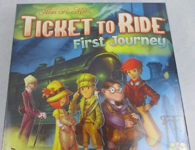 NEW Ticket to Ride First Journey Board Game Alan R Moon Days of Wonder - Image 1 of 4