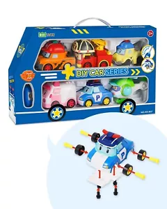 Zum Selbermachen Auto Geschenkpackung mit 6 Sammler-Montage-Fahrzeuge - Bild 1 von 2