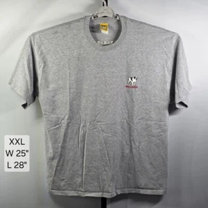 VTG 2003 Y2K 00s Big Dogs Plumbing Dealing With Crap 24/7 Sz XXL Shirt Gray - Picture 1 of 6