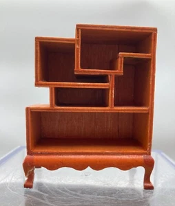 Vintage chinesische Etagere Vitrinenregal 1:12 Puppenhaus - Bild 1 von 7