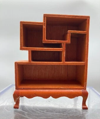 Estantería de exhibición china Etagere de colección para casa de muñecas 1:12 Foto 1 de 4