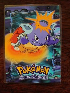 Pokemon - 1999 Topps - Wartortle #08 -NH - E08 Of 12 - Blue Logo