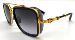 BALMAIN BPS-108A / GLD-GRY - Occhiali da sole unisex nero e oro edizione limitata 58 mm - Foto 1 di 18