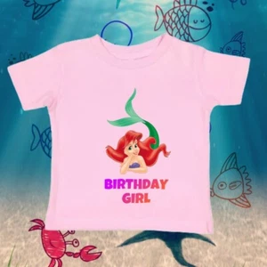 Kleine Meerjungfrau Geburtstag T-Shirt - Bild 1 von 1