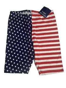 Stars & Stripes Girls Bermuda Short Size Large 10-12 Brand New 4th Of July - Picture 1 of 1