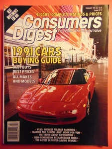 Consumers Digest 1991 Cars Buying Guide - Picture 1 of 1