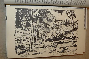 Bachofen Johann Jakob Paesaggi dell'Italia centrale Fogola numerato con litograf - Picture 1 of 2