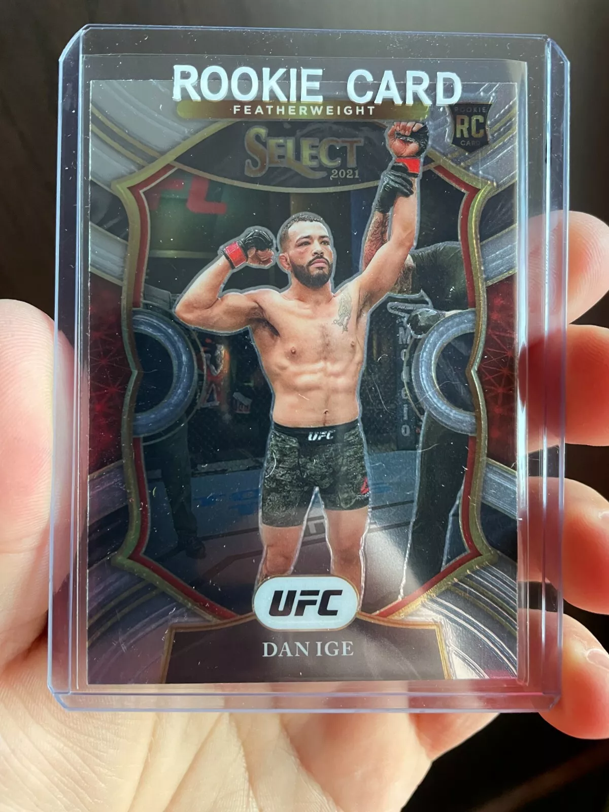 Dan Ige Concourse Base Rookie Card - 2021 Panini UFC Select #2 RC