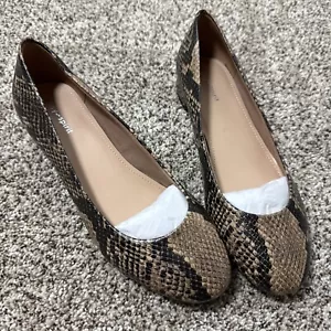 easy spirit Schuhe Schlangenleder 8M Bell Slipper taupe-schlange Animal Print - Bild 1 von 6