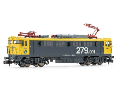 Arnold HN2561 N Gauge RENFE 279 Grey/Yellow Electric Locomotive V - Image 1 of 2