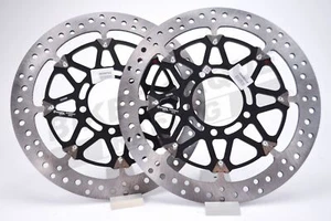 Brembo T-Drive 320mm Racing Front Brake Discs to fit Kawasaki Z750 R 11-12 - Picture 1 of 4
