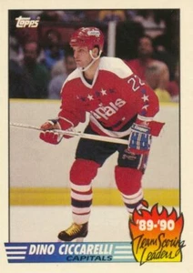 1990-91 Topps TEAM SCORING LEADERS #6 DINO CICCARELLI - Washington Capitals - Bild 1 von 1
