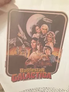Vintage BATTLESTAR GALACTIC LORNE GREEN FULL COLOR  RARE IRON ON TRANSFER  TV - Picture 1 of 2