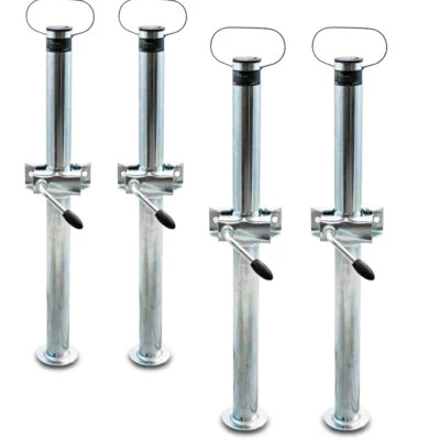 17334/ 2 Paar Anhänger Abstellstütze Stütze Anhängerstütze Stützfuß 1000Kg 70cm - Bild 1 von 4