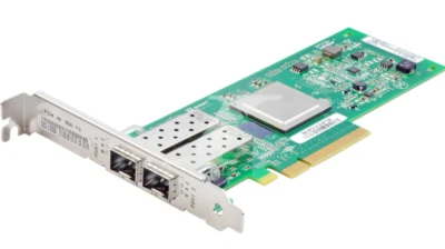 HP AJ764A QLE2562-HP 489191-001 8GB DUAL PORT PCI-e FC HOST BUS HBA 584777-001 - Image 1 of 3