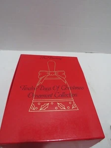 Vintage 1997 JC Penney 12 Days of Christmas Bell Ornament Set in OVP - Bild 1 von 13
