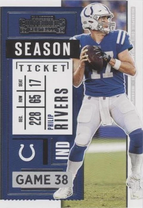 2020 Panini Contenders Philip Rivers #58