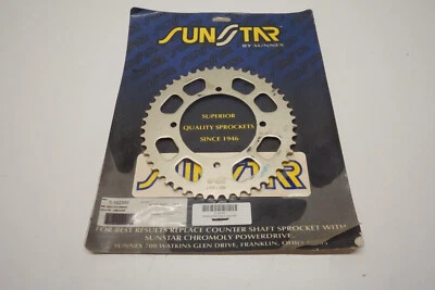 Piñón trasero Kawasaki KX80 46T Sunstar aluminio 5-142349 KX 80 100 1986-2001 A2 Foto 1 de 4