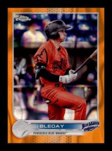 2022 Topps Pro Debut Chrome Orange Lava Refractor JJ Bleday #PDC-69 Rookie /25