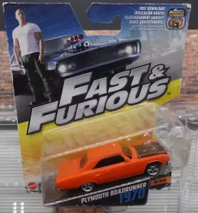 Mattel Fast & Furious 1970 Plymouth Roadrunner 1/55 - Foto 1 di 2