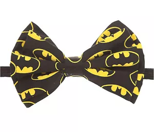 DC Comics Batman Bat Logo Adjustable Classy Bow Neck Tie Cosplay Dress-up NEW - Picture 1 of 1