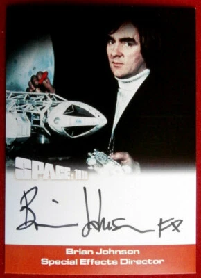 SPACE 1999 - BRIAN JOHNSON - Personally Signed Autograph Card BJ1 - SFX - Image 1 of 2