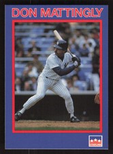 Don Mattingly 1990 Starline Long John Silver's #35 New York Yankees {0621