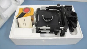 Omega View 45E Large Format 4x5 Rail Camera W. Schneider Kreuznach Lens In Box - Picture 1 of 16