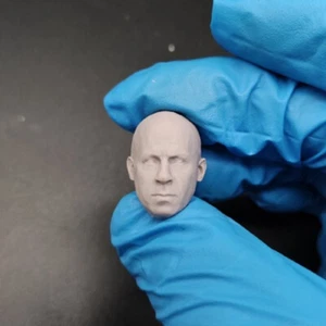 1/10 Scale Fast & Furious Vin Diesel Head Sculpt Unpainted Fit 7" Neca Figure - Picture 1 of 2