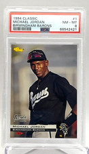 1994 Classic Card #1 Michael Jordan Birmingham Barons  NM-MT  PSA 8  66542421