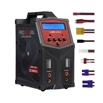 Venom Power Pro Duo LiPo Battery Charger - LCD Screen, Charging Leads - Balan... - Image 1 of 4