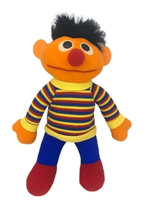 Vtg Hasbro Softies Sesame Street Ernie 11 Inch Plush Doll Henson Muppets 1980s - Picture 1 of 11