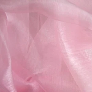 Venta al por mayor £1.60 Mtr BABY PINK Tela Organza Lisa 150CM Lugar de Boda Cortina - Imagen 1 de 2