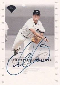 LEAF 1996 SIGNATURE SERIES OMAR OLIVARES AUTOGRAMMKARTE - Bild 1 von 2