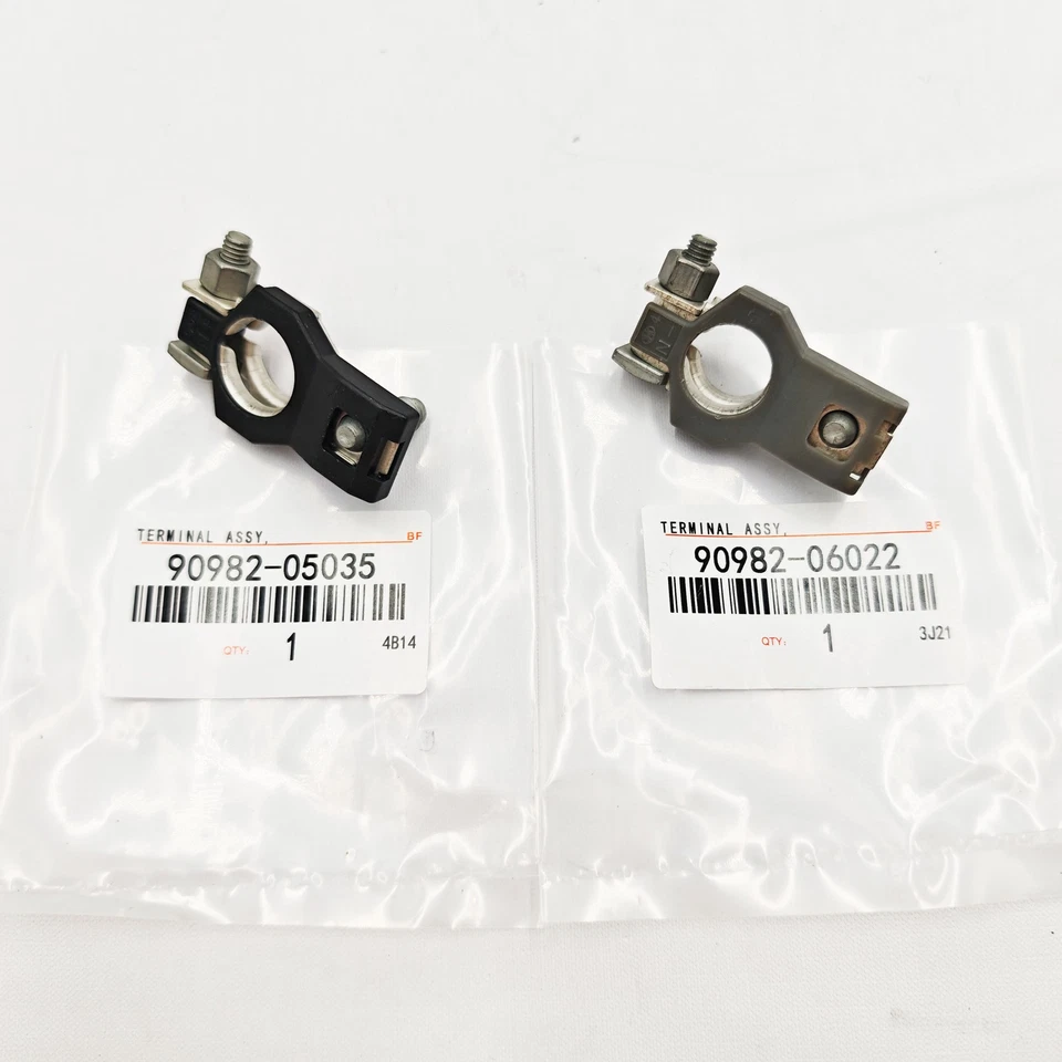 POSITIVE & NEGATIVE BATTERY TERMINALS FOR 99-03 TOYOTA SOLARA 92-01 LEXUS ES300 Foto 1 de 4