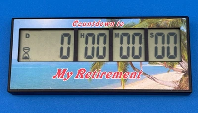 Digital Retirement Countdown Timer 999 Days Countdown Timer - Image 1 of 3