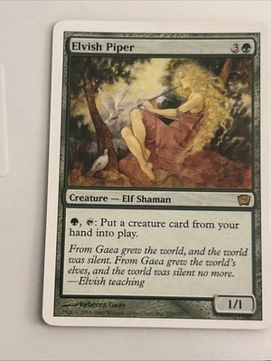 MTG Magic the Gathering Elvish Piper (239/359) Ninth Edition LP - Image 1 of 2