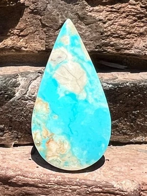 Mona Lisa Turquoise Cabochon Arkansas - Image 1 of 4