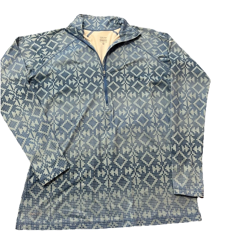 Nike Pro Dri Fit 1/2 Cremallera Pullover Para Mujer Talla XL Correr Cepillado Polar Top Foto 1 de 4