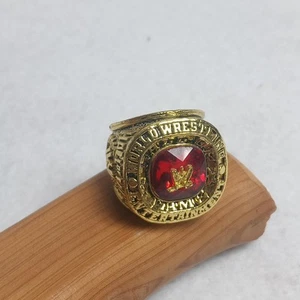 WWE Wrestling Hall Of Fame Replica Ring  2008 - Gold Tone Overlay  - Picture 1 of 13