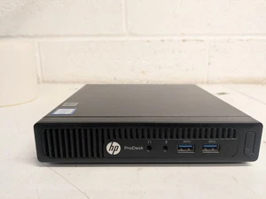 HP ProDesk 400 G2 Mini PC Intel Core i3-6100T 8GB RAM 256GB SSD NO OS/Adapter - Picture 1 of 4