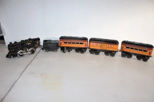 ORIGINAL PRE WAR AMERICAN FLYER 3195 ENGINE & 4 CARS TRAIN SET - Bild 1 von 8
