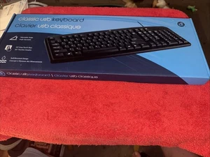 Classic USB Black Keyboard di Brand New In Box - Picture 1 of 2