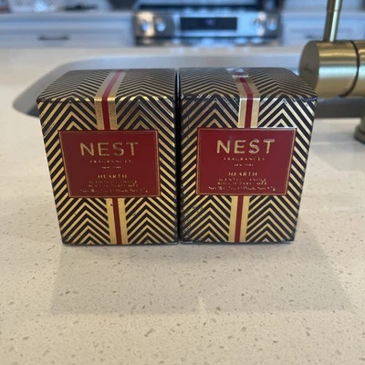 LOT OF 2 NEST Fragrance 2 HEARTH Candles NEW IN BOX 2.0 oz each X 2 - Image 1 of 4